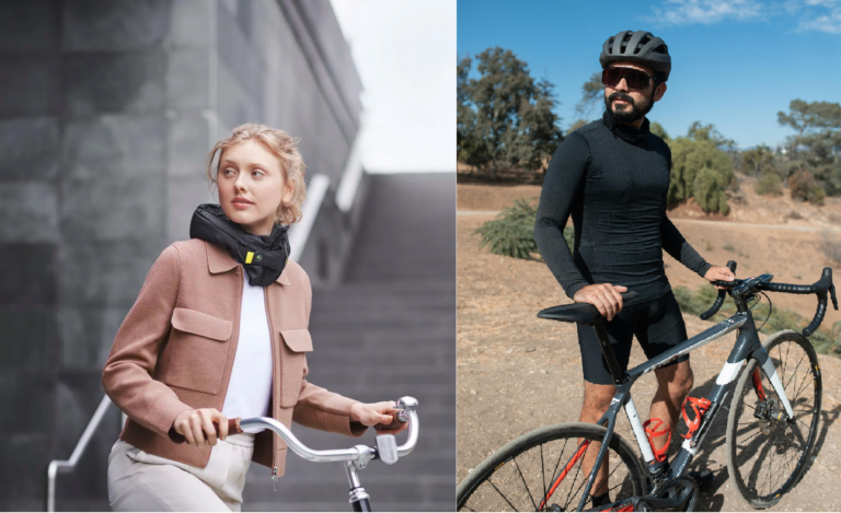 ¿Adiós al casco tradicional o al futurista? Descubre el airbag que redefine la seguridad en bicicleta